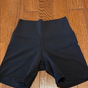 Ladies size 4 black lululemon shorts